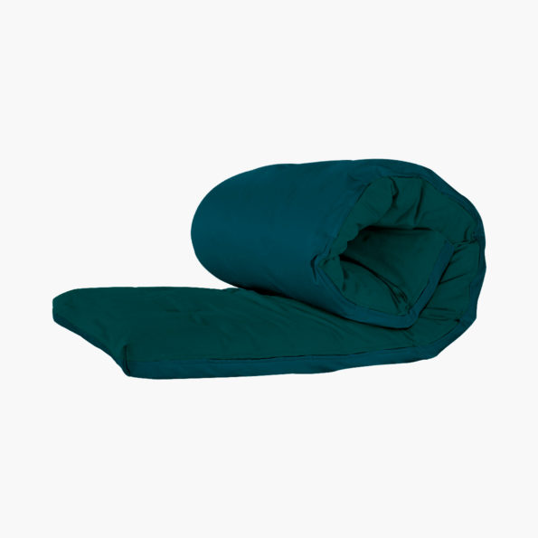 futon bleu canard